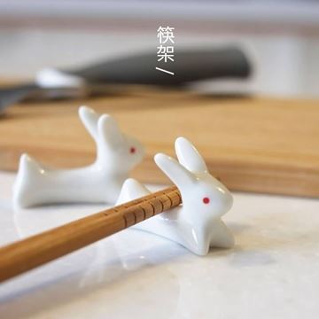 Picture of HAOWU 生活食器系列 療愈系清新小兔筷子架 (一組兩個)