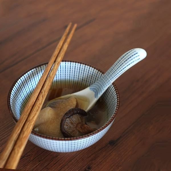 Picture of HAOWU 生活食器系列 日式和風陶瓷小飯碗+湯匙組合