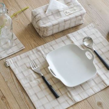 Picture of EIQ 日系質感系列 格紋布質餐桌用品組