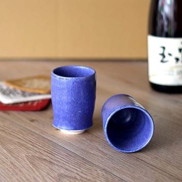 Picture of 微宇天青 釉燒清酒杯（二入）