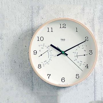 Picture of Lemnos Clock系列 日本製TRiO溫濕度計時鐘
